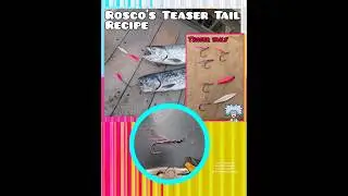 Quick tutorial on tying teaser tails for Pacific salmon