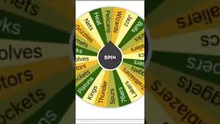 Day 9 of spinning a wheel until there is one NBA team left #nba #basketball #nbateams #spinthewheel