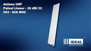 [ALTA PERFORMANCE] Antena UHF | Painel Linear | 16 dBi (V) | 902-928MHZ