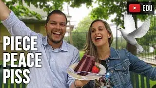 Inglês de Verdade: Piss(Piss Off) - Piece - Peace ft. Teacher Allie