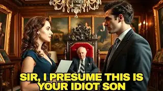 She humiliated the arrogant millionaire in front of his own father