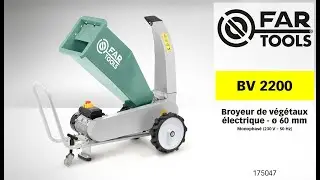 Broyeur pailleur de v&eacute;g&eacute;taux BV 2200 (175047)