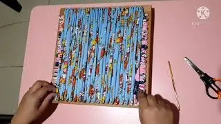 Pot holder making, easy way.