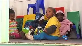 Old shipping containers used as education centres