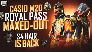 M20 Royal Pass | 1 To 50 RP MAXOUT | Season 4 Hair is Back 🔥 PUBG MOBILE🔥