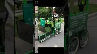 Teenager builds the COOLEST Lawncare Bike Trailer Ever!!
