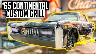 Godzilla Swapped Lincoln Continental Custom Grill - 7.3L Slammed '65 Slab Ep. 8