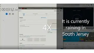 Difference in speed between Xfinity and Starlink in Heavy Rain.