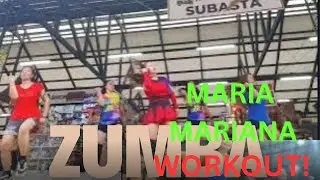 Maria Mariana Intense Zumba Dance Workout #happyworkout #energetic #fun #red #ootd #trending 