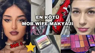 MAHALLE KUAFÖRÜNDE UTANDIRAN MOB WIFE MAKYAJI | EN KÖTÜ MOB WIFE MAKYAJI @İNANILMAZ BİR ŞEY YA !