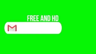 Social Media Gmail Green Screen  Lower Third Free and HD