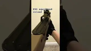 P90 equip and reload #airsoft #guns #airsoftshorts #airsoftvideo #reload #mw3 #gun #videogames