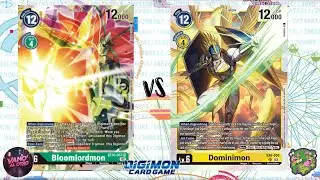 DIGIMON TCG: Local match Bloomlordmon (Green) vs Dominimon (Yellow) | CROWS