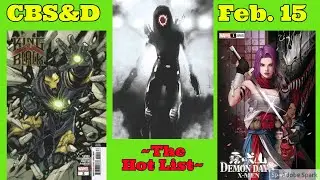 COMIC BOOK STEALS AND DEALS ~ THE HOT LIST~ TODAY'S NEW HOT COMICS EVERYDAY!