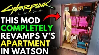 Cyberpunk 2077 - This Awesome Mod Completely Transforms V's Apartment In Little China!