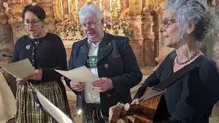 04. 05. 2025 Bidinger Dreig'sang Alpenl&auml;ndische Maiandacht Wies des Trachtenverband Oberer Lechgau