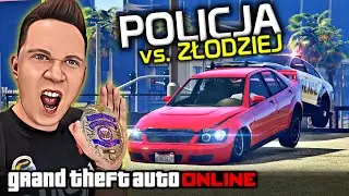 💙 GTA 5 ONLINE [#1745] POLICJA vs. ZŁODZIEJE czyli ROBOTA w VESPUCCI /z Bertbert & Yoshella & Ren