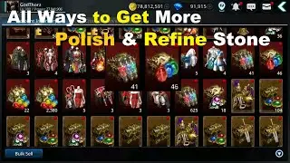 Darkness Rises: All Ways to Get More Polish & Refine Stone!