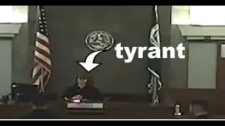 Tyrant judge locks up man for 15 DAYS, for not apologizing