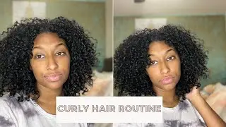 curly hair routine | 3b/3c hair