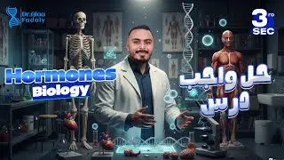 حل واجب أول درس في الهرمونات | Hormones Lesson 1 Biology تالتة ثانوي لغات
