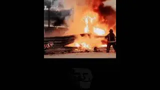 Romain Grosjean's Crash *GOOSEBUMPS* #ytshorts #shortfeed #shorts #f1 #car