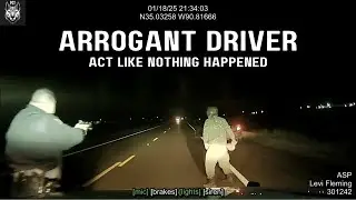 High-Speed Ford Fusion Chase Ends in Crash! 🚔 | Arkansas State Police | January 18, 2025