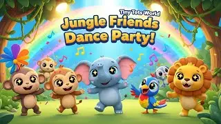 Dance and Move with Jungle Friends 🌴🎶 | Tiny Tots World