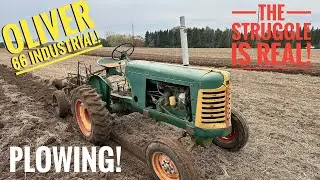 The Oliver 66 Industrial Rides The Struggle Bus! Will A 2 Bottom Plow Prove To Be Too Much!?