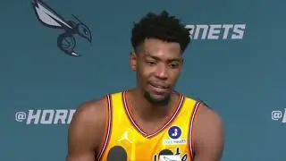 Brandon Miller PostGame Interview | Atlanta Hawks vs Charlotte Hornets