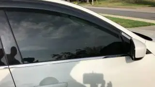 G37 vinyl wrap window chrome trim
