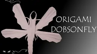 Origami Dobsonfly Tutorial Part I | by Brian Chan