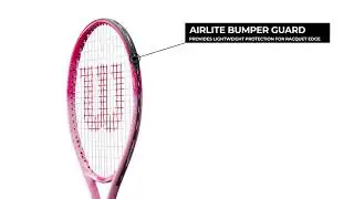Wilson Burn Pink Junior Kids Tennis Racquet