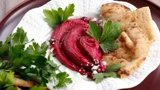 Roasted Beet HUMMUS! Blender Recipe!