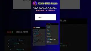 Text Typing Animation Using HTML & CSS Only #html #coding #programming #webdesign #webdevelopment