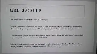 Sharefile Virtual Data Room