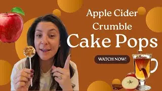 Apple Cider Cake Pops | The BEST Cake Pop Recipe! 