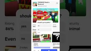 should I go to public? #stealabrainrot #roblox