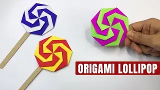 Fun & Easy Paper Origami Lollipop - DIY Craft Idea for All Ages