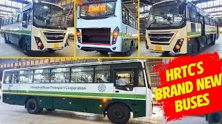 HRTC's brand new BS6 buses | TATA ACGL 47 seater buses | Himbus