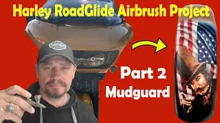 The Art of Airbrushing: Custom Harley Roadglide Design