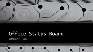 Arduino Office Sign Board