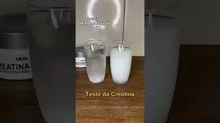 TESTE DE PUREZA CREATINA #SUPLEMENTOS #VLOG