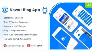 News App Source Code Free Download || WP News Native Android App for WordPress || Make News App