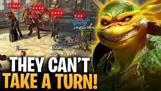 We Found The CRAZIEST MICHELANGELO TEAM! (Insane Stoneskin Counter) - Raid Shadow Legends Arena
