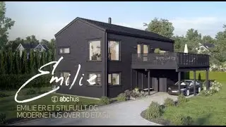 Husmodellen Emilie &ndash; Praktisk og moderne enebolig over to etasjer