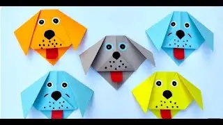Origami Paper Dog Tutorial | Easy Craft for Kids & Beginners