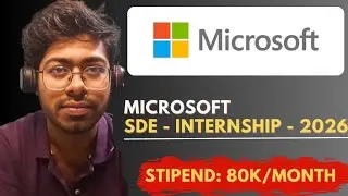 Microsoft SDE Internship Program - 2026 | Free Resources | Complete Guide | Software Engineer
