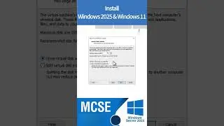 MCSE - Install Windows Server 2025 & Windows 11 #mcse #windows2025