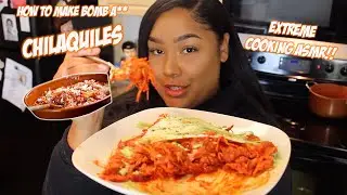 ATTEMPTING TO MAKE CHILAQUILES IN ASMR ** FULL RECIPE + MUKBANG